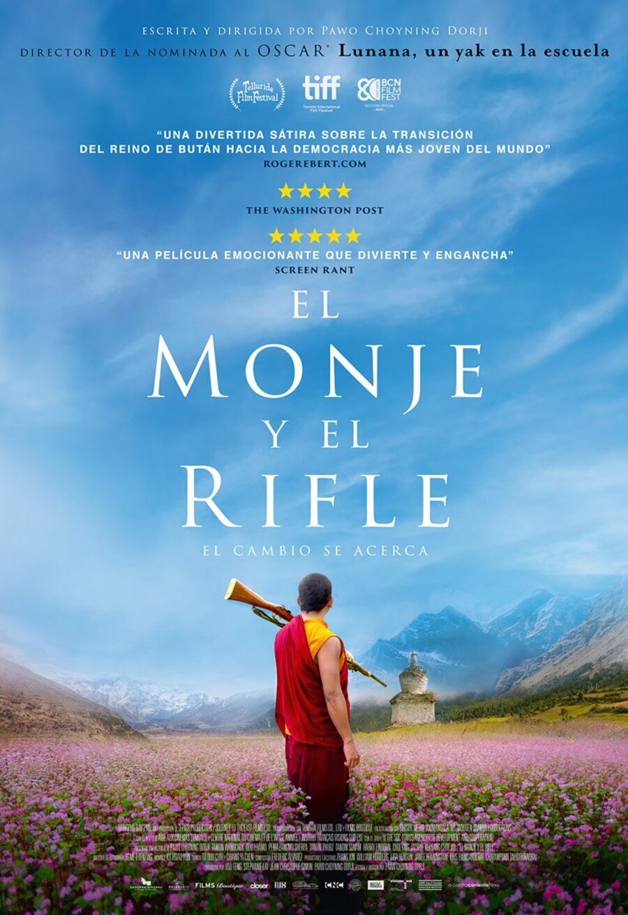 Cartel de El monje y el rifle - Cartel español