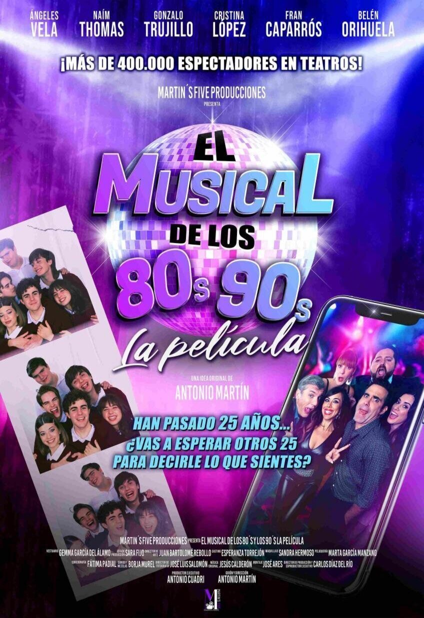 Cartel de El musical de los 80s y los 90s. La película - Cartel España