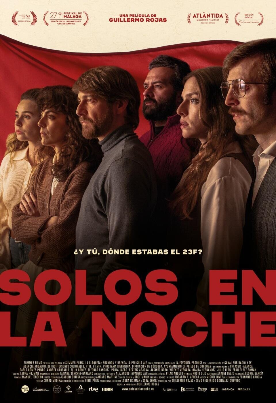 Cartel de Solos en la noche - Cartel 'Solos en la noche' España