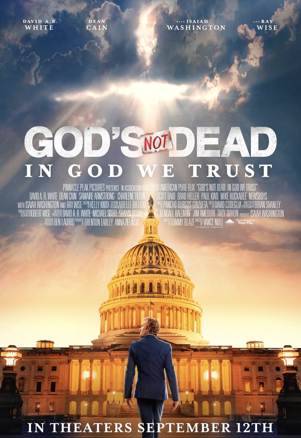 Cartel de God's Not Dead: In God We Trust - EE.UU.