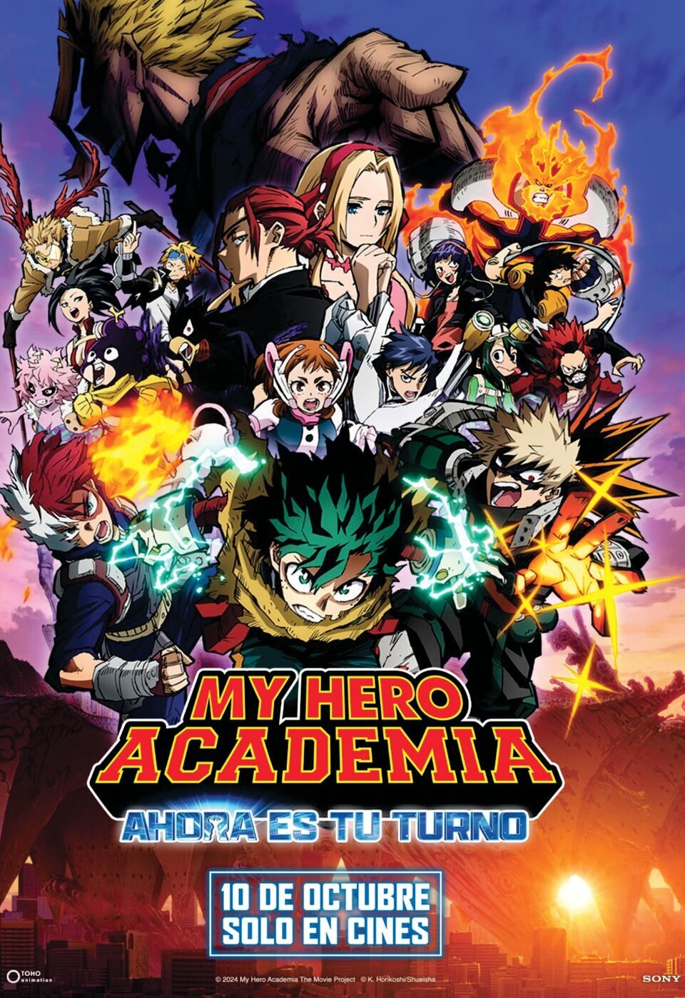 Cartel de My Hero Academia: You're Next - Cartel España 2