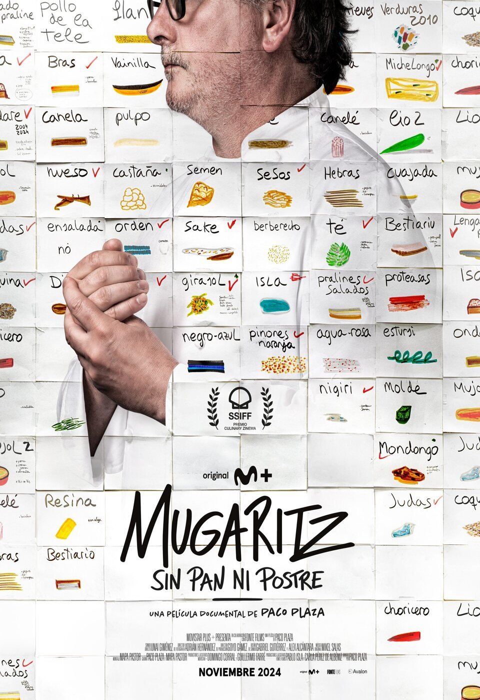 Cartel de Mugaritz. Sin pan ni postre - España