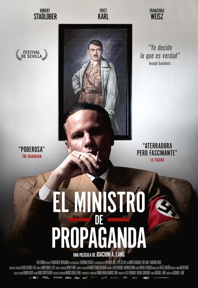 Cartel de El ministro de propaganda - 