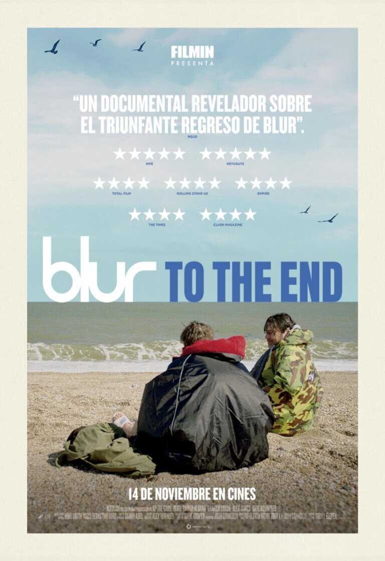 Cartel de Blur: To the End - Cartel España 'Blur: to the end'