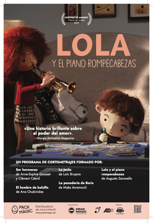 Cartel de Lola y el piano rompecabezas - España