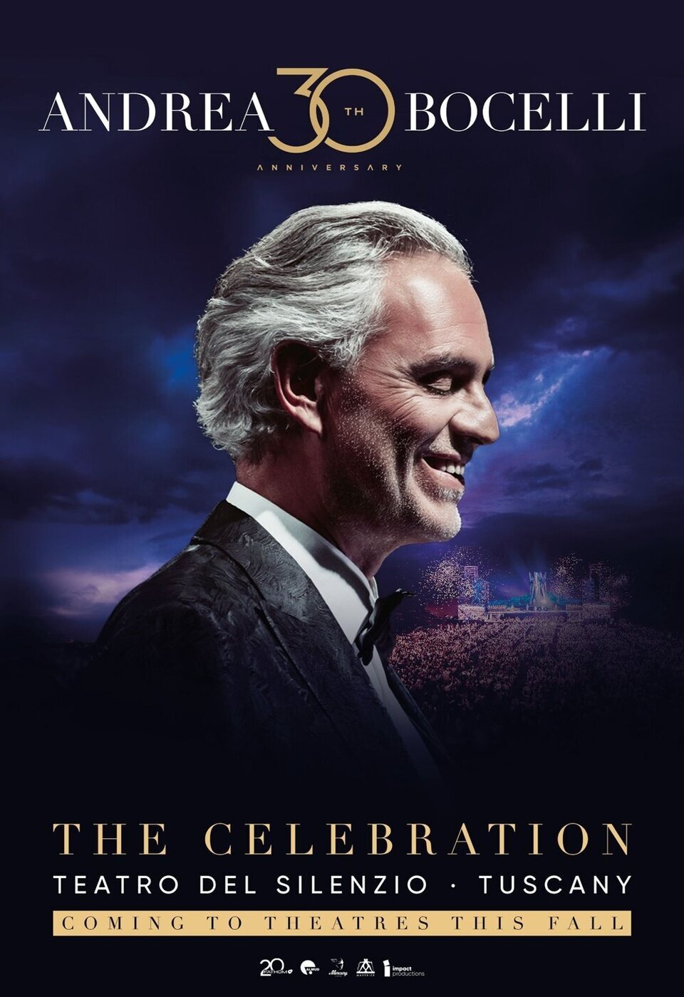 Cartel de Andrea Bocelli 30: The Celebration - U.K.