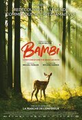 Cartel de Bambi, una vida en el bosque