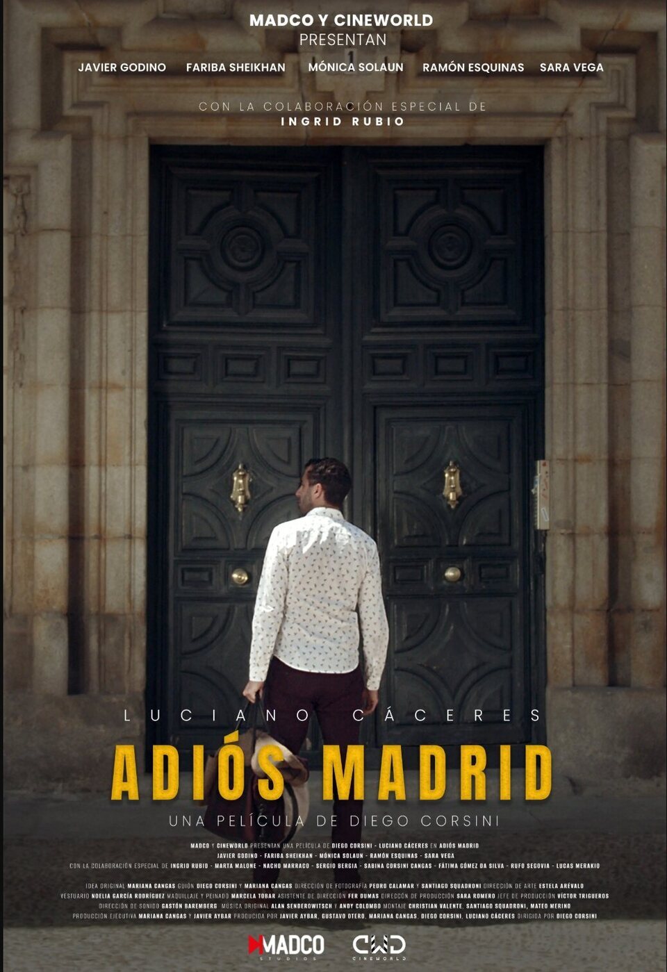 Cartel de Adiós Madrid - Primer póster