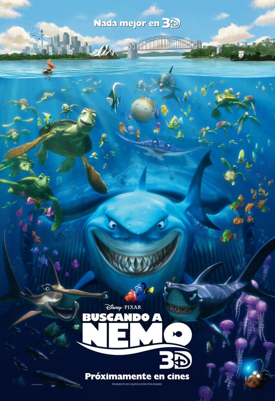 Cartel de Buscando a Nemo - España 3D