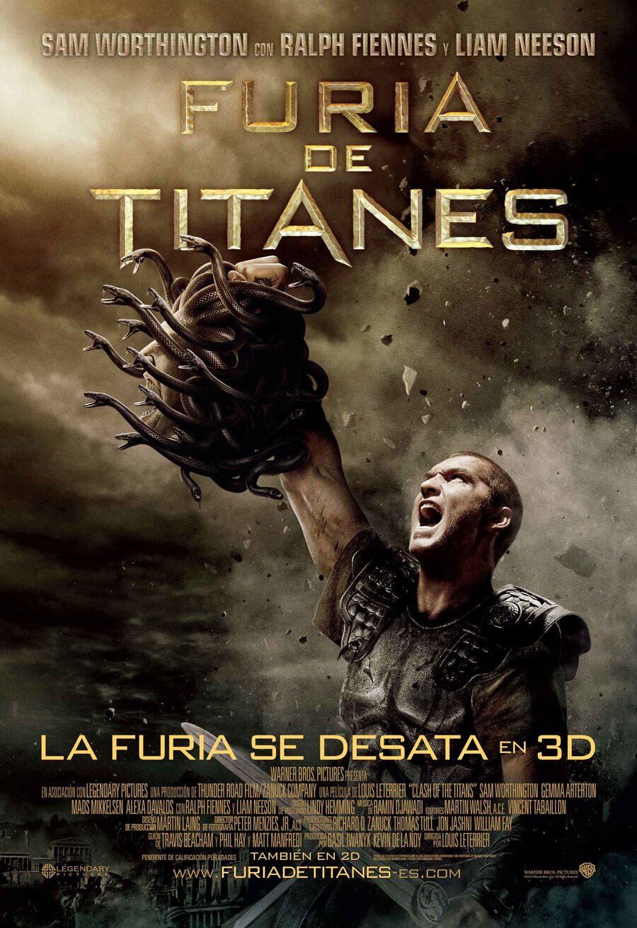 Cartel de Furia de Titanes - España