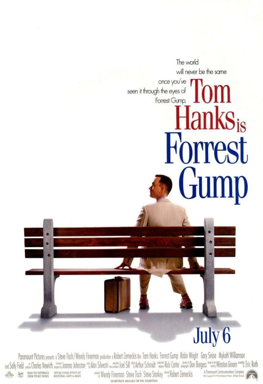 Cartel de Forrest Gump - EEUU