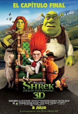 Cartel de Shrek: felices para siempre