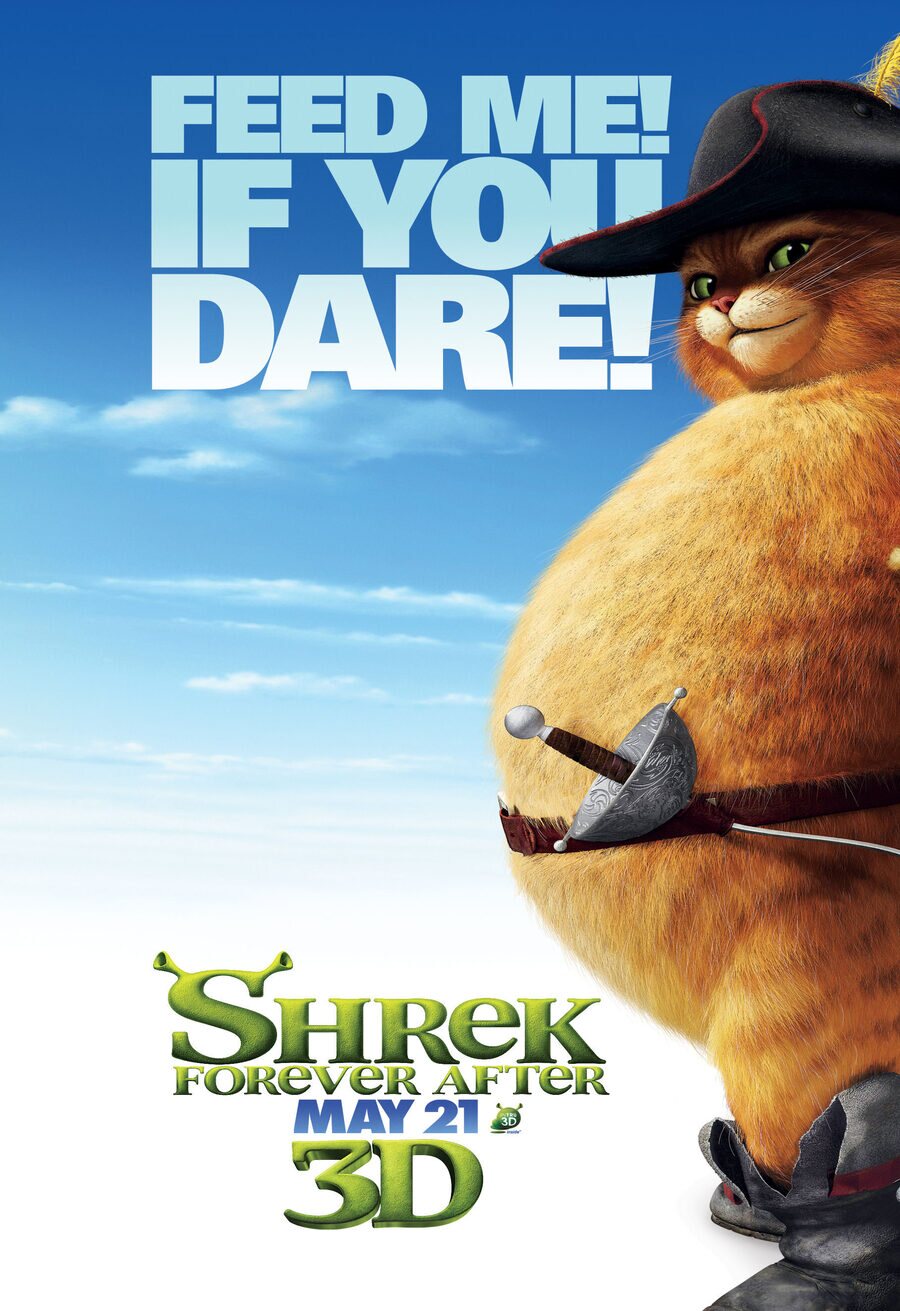 Cartel de Shrek: felices para siempre - Puss