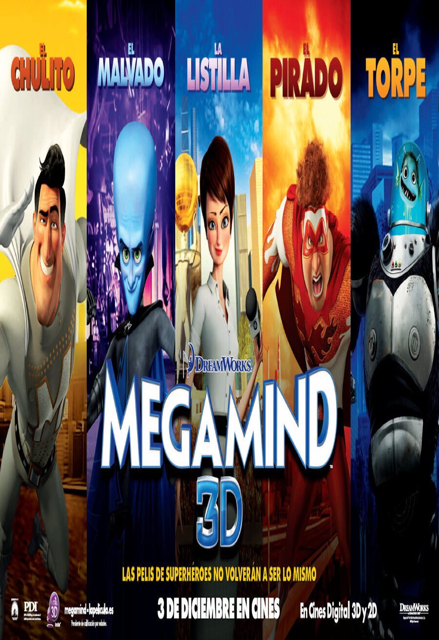 Cartel de Megamind - Personajes