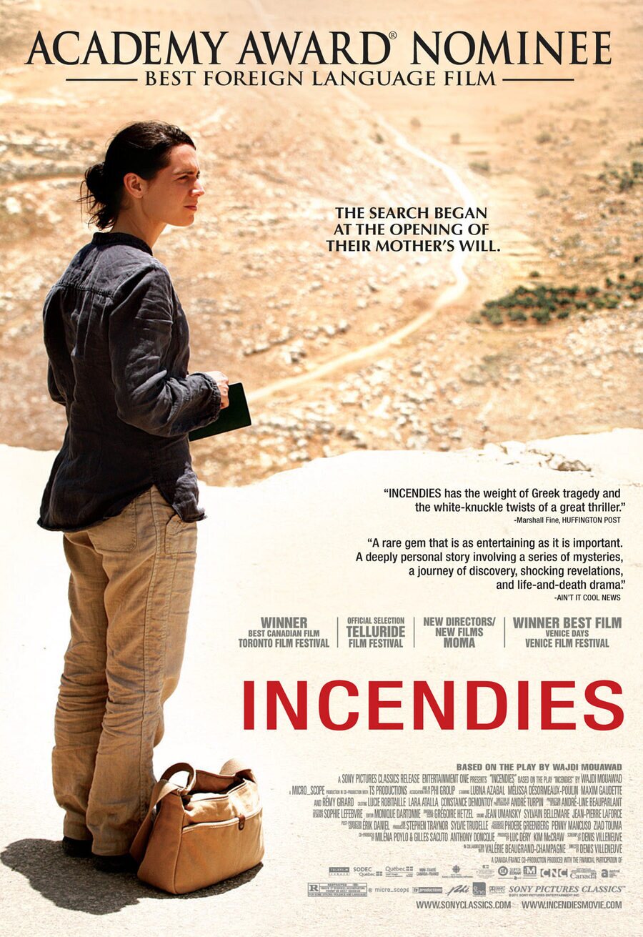 Cartel de Incendies - EEUU