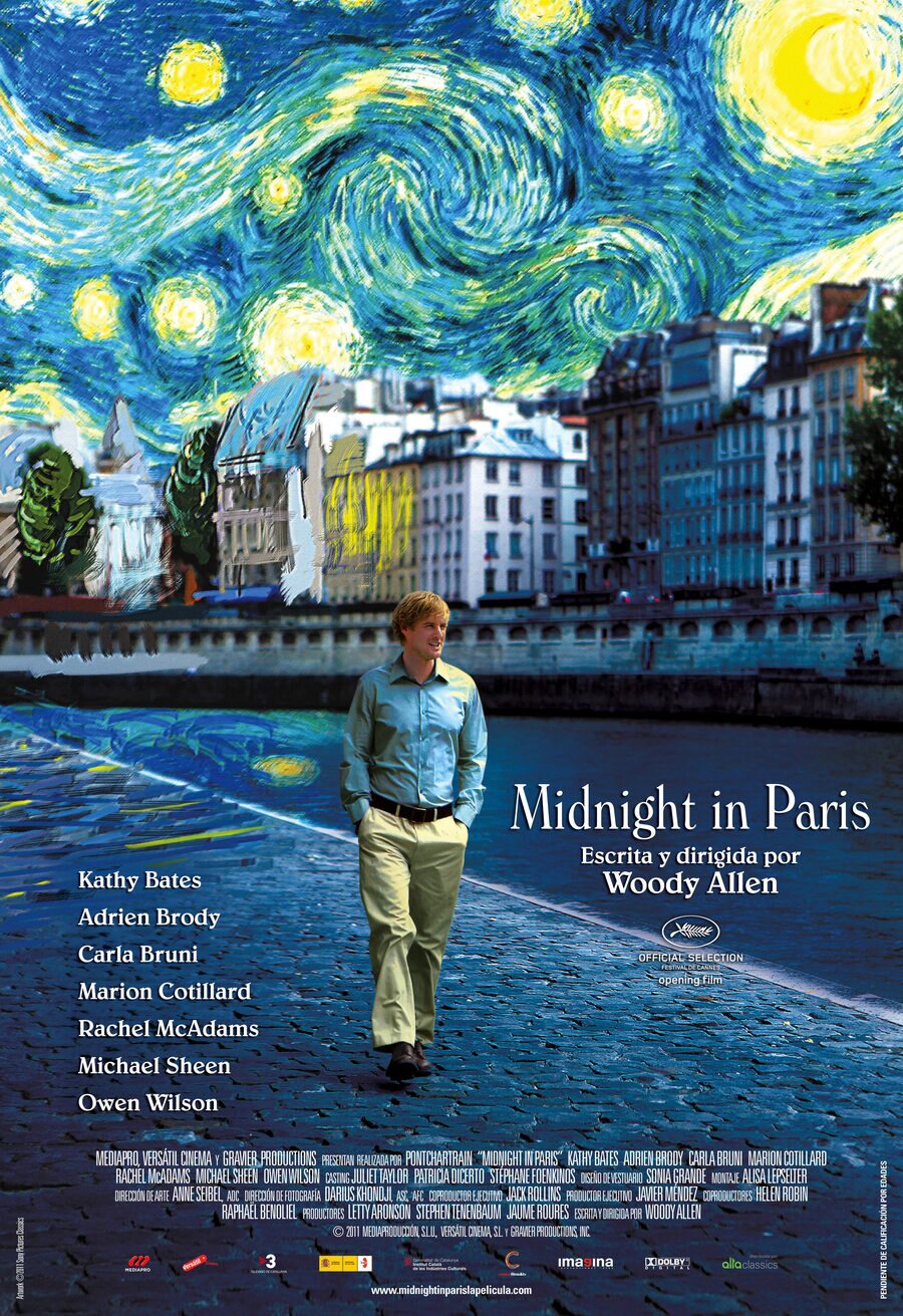 Cartel de Midnight in Paris - España