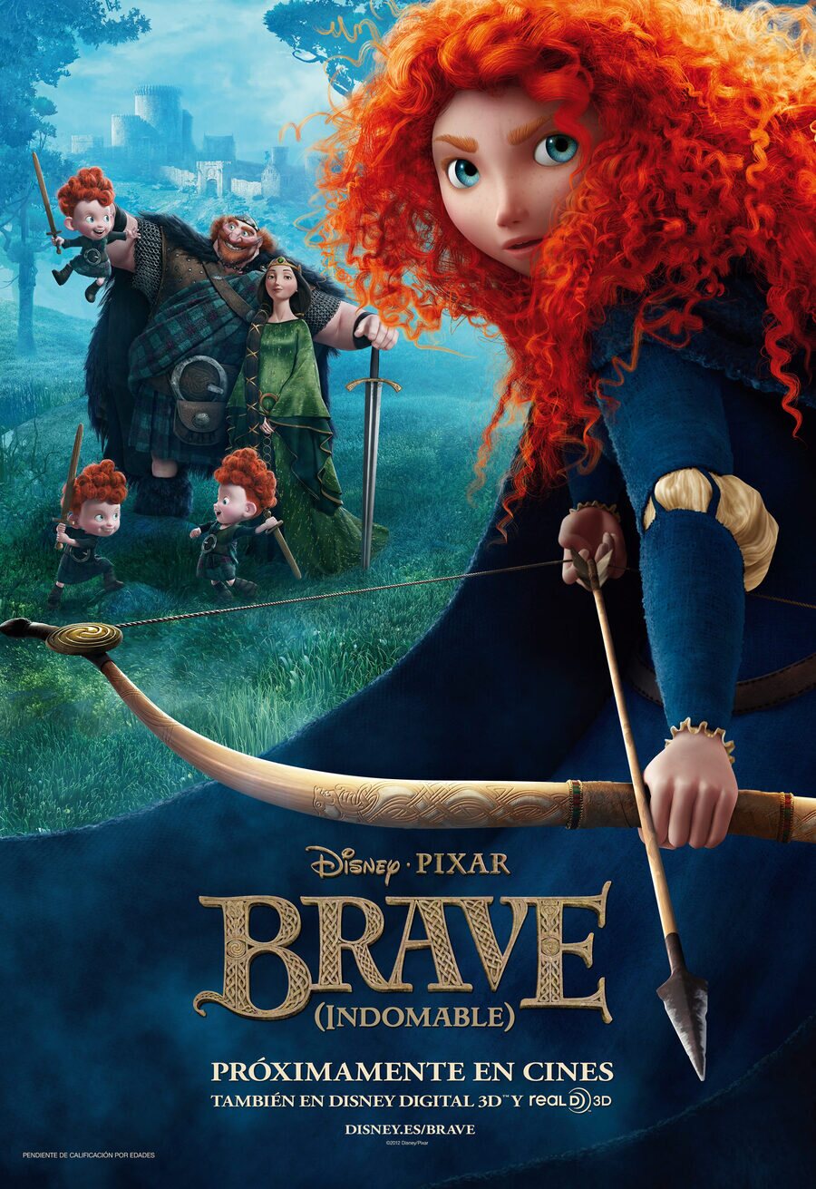 Cartel de Brave (Indomable) - España