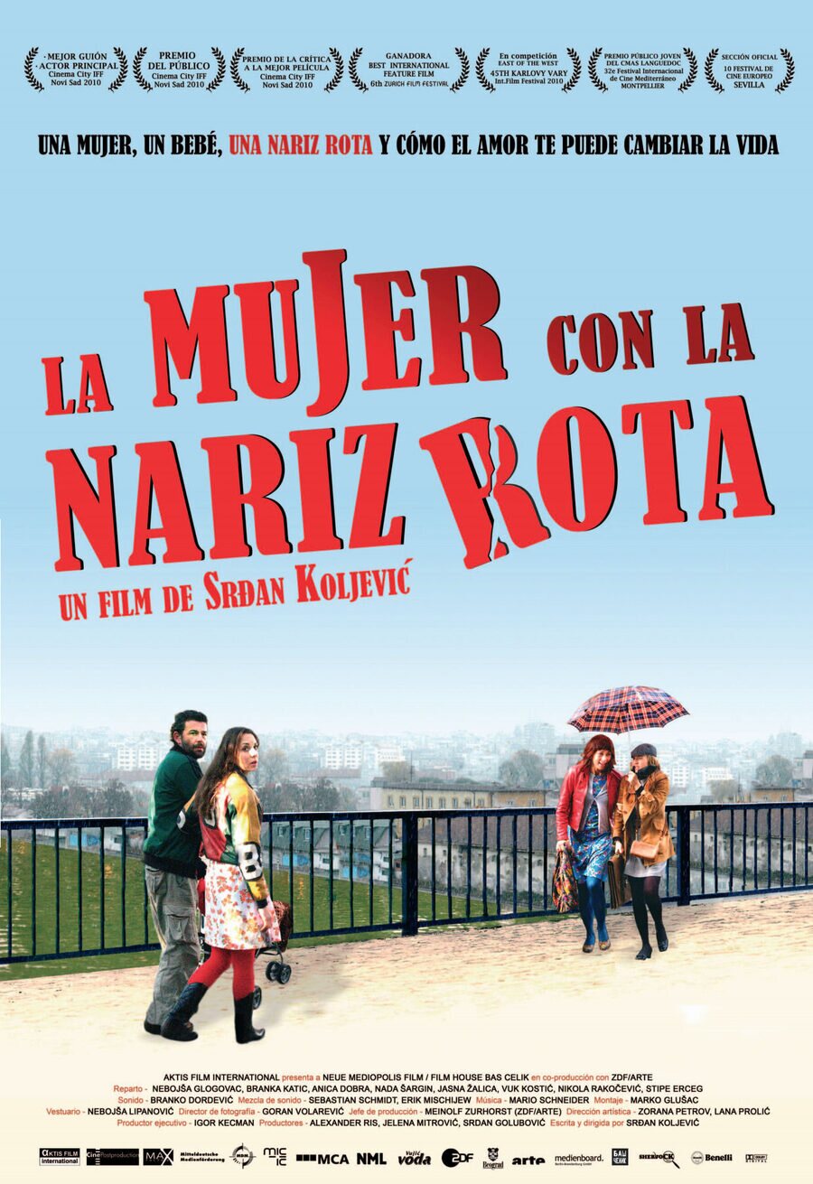 Cartel de La mujer con la nariz rota - España