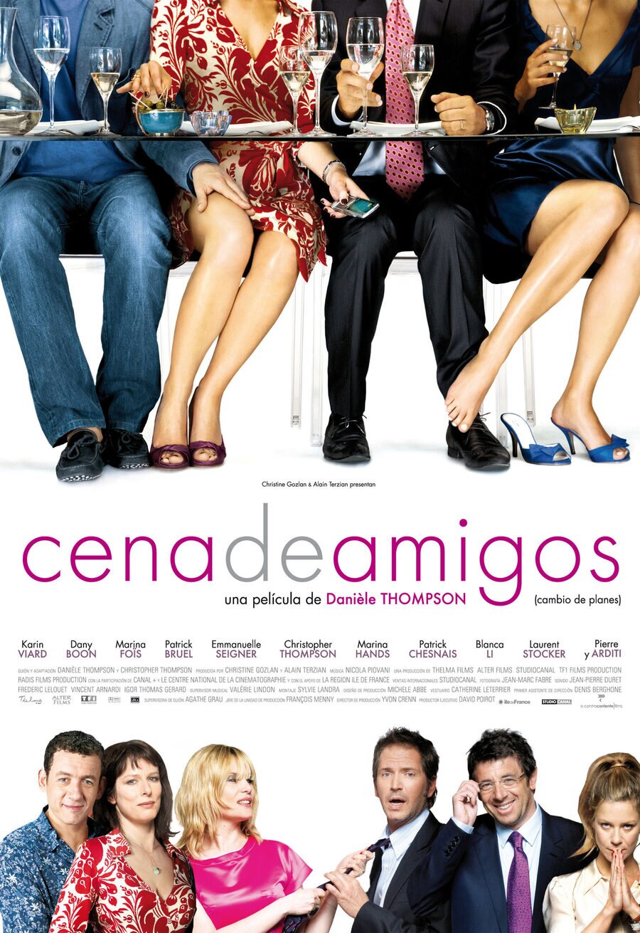 Cartel de Cena de amigos - España