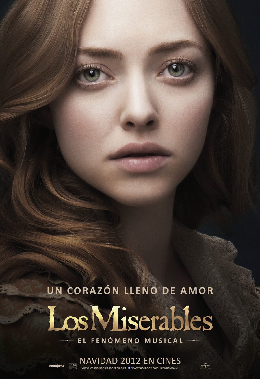 Cartel de Los miserables - Amanda Seyfried