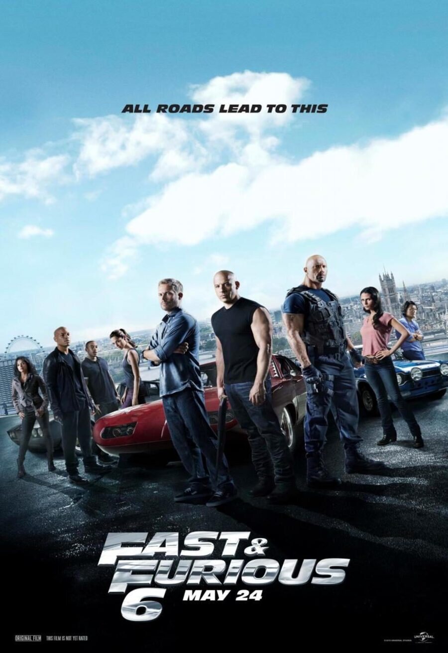 Cartel de Fast & Furious 6 - EEUU 2