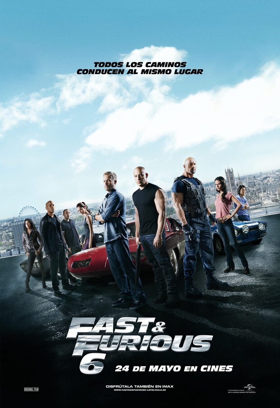 Cartel de Fast & Furious 6 - España