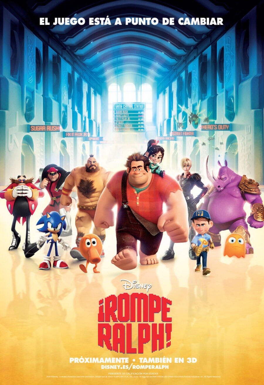 Cartel de ¡Rompe Ralph! - España #2