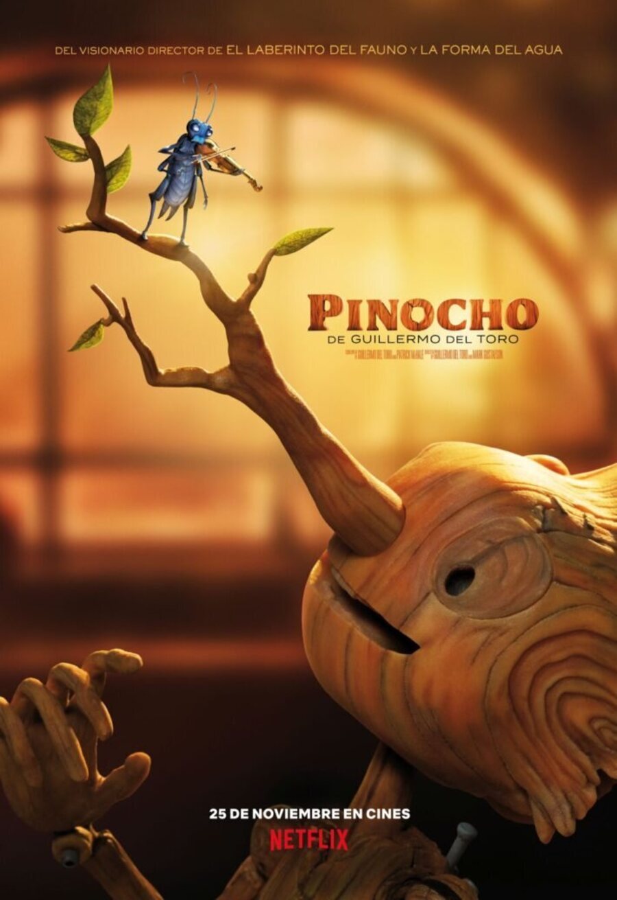 Cartel de Pinocho de Guillermo del Toro - Pinocho de Guillermo del Toro #2