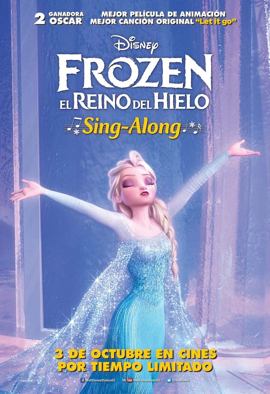 Cartel de Frozen: El reino del hielo - Sing-Along