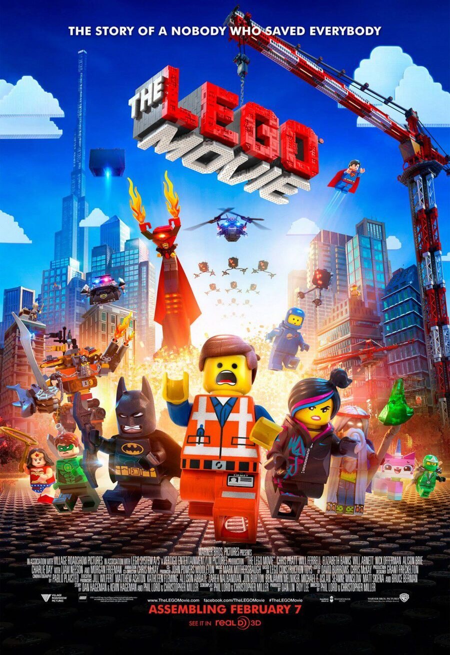 Cartel de La LEGO película - EEUU 2