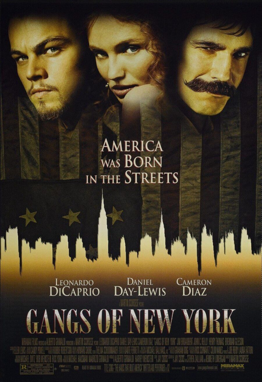 Cartel de Gangs of New York - EEUU