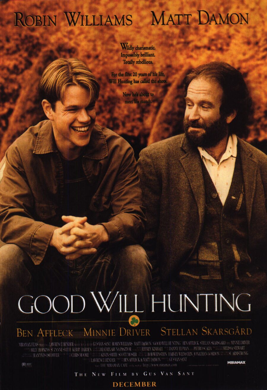 Cartel de El indomable Will Hunting - EEUU