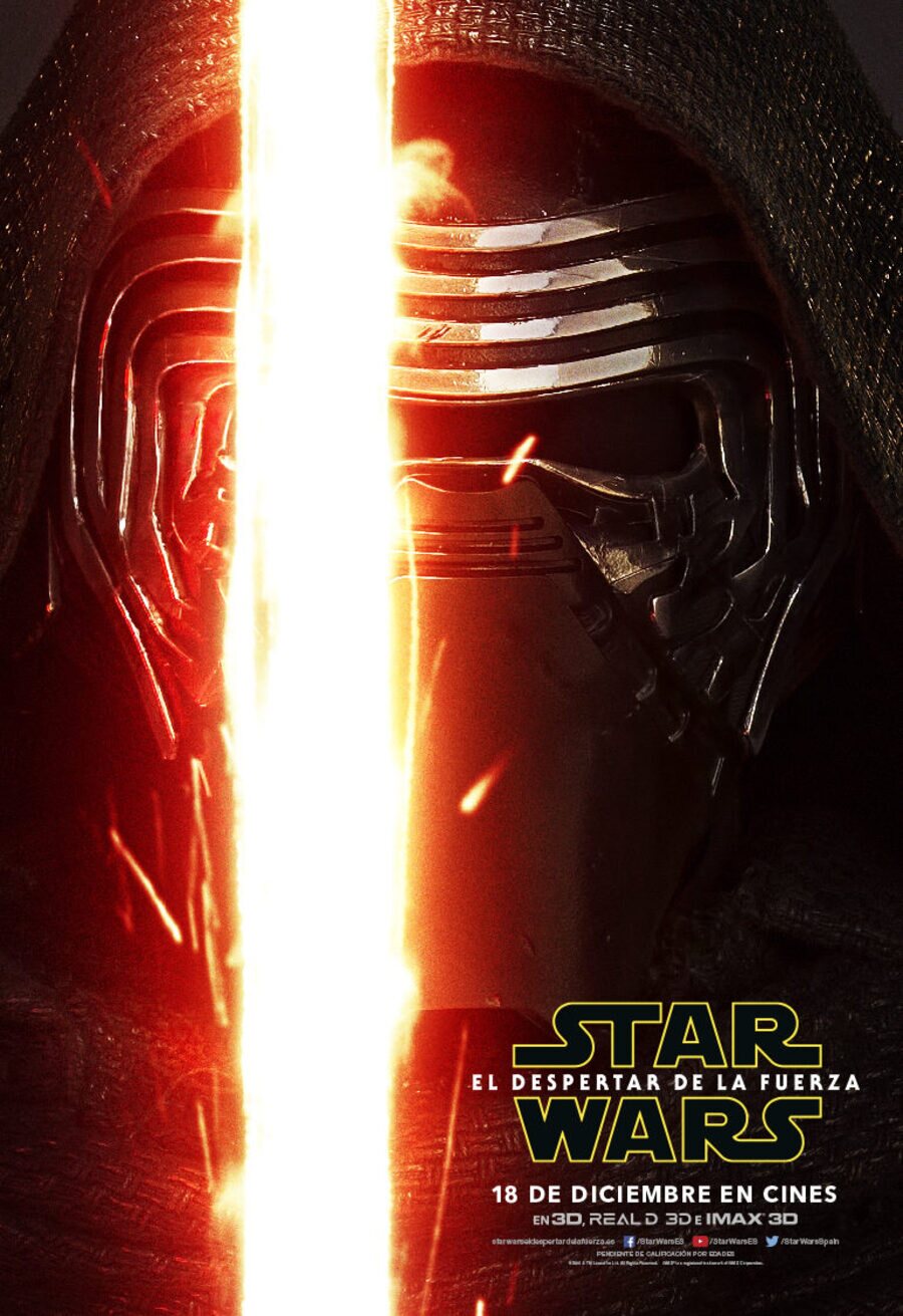 Cartel de Star Wars: Episodio VII - El despertar de la fuerza - Kylo Ren - España