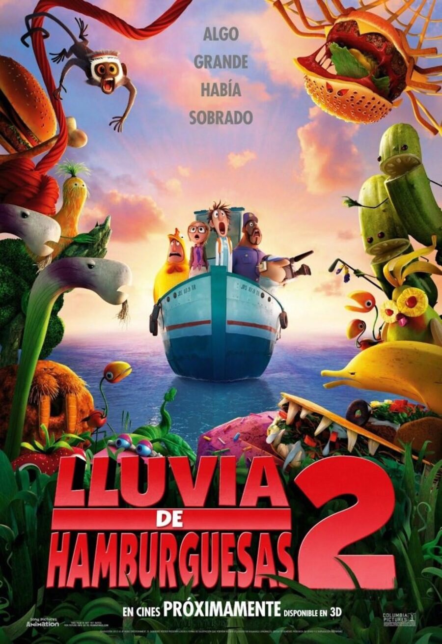 Cartel de Lluvia de albóndigas 2 - México