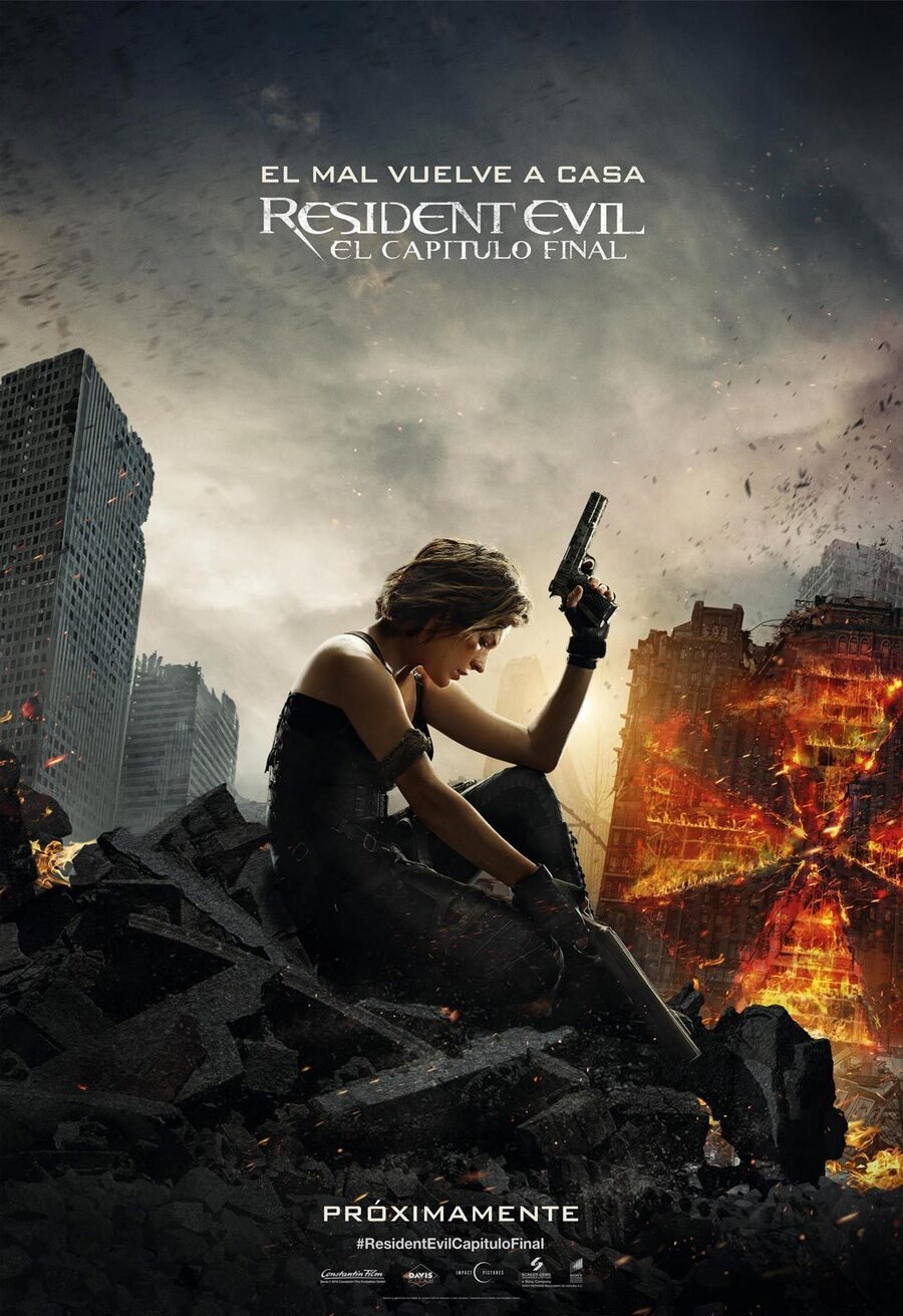 Cartel de Resident Evil: El capítulo final - Poster español de 'Resident Evil: El Capítulo Final'