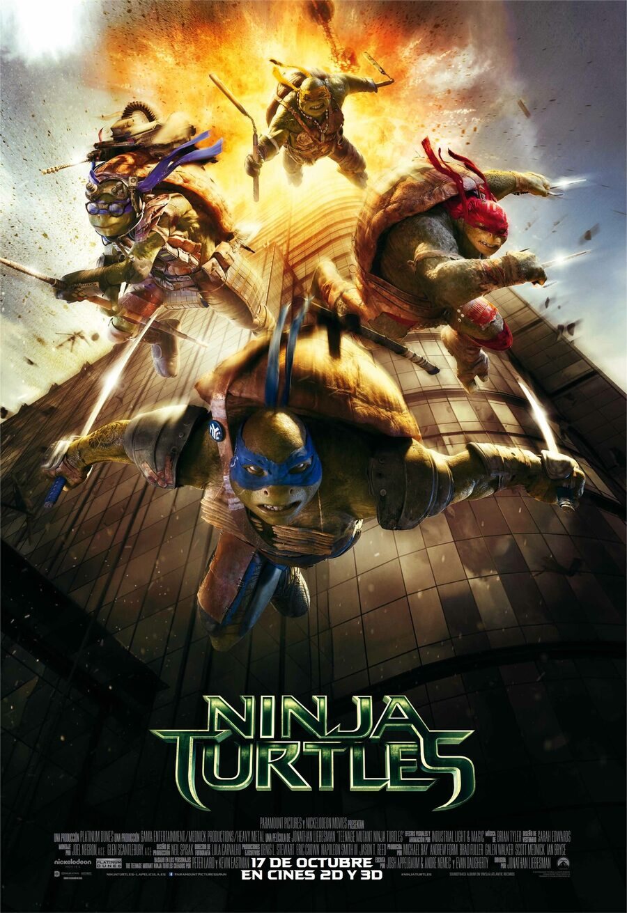 Cartel de Ninja Turtles - España