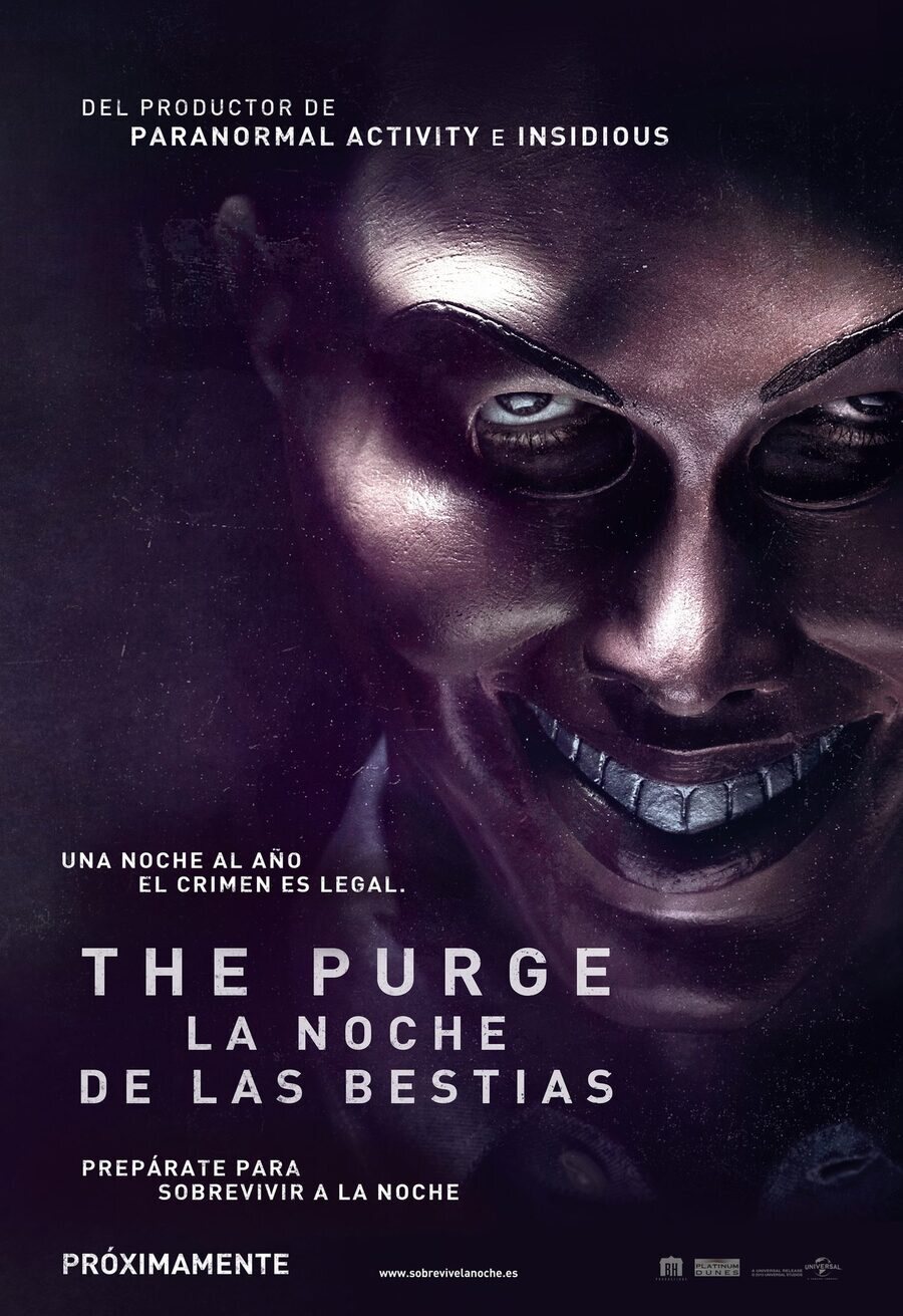 Cartel de The Purge: La noche de las bestias - España