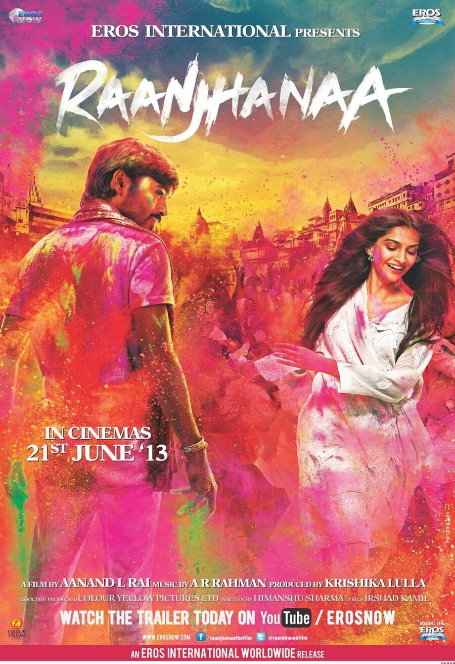 Cartel de Raanjhanaa - Reino Unido