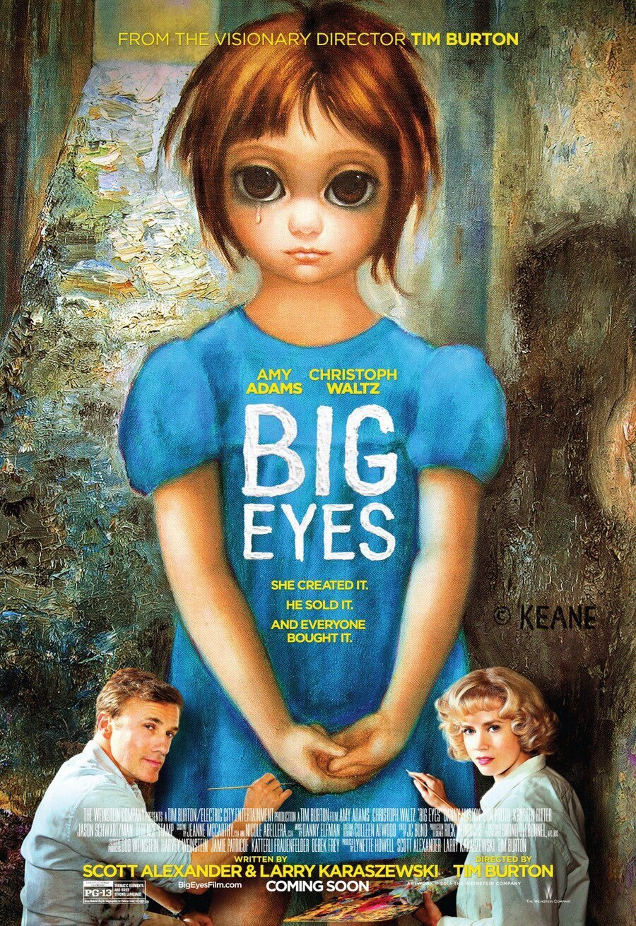 Cartel de Big Eyes - EEUU