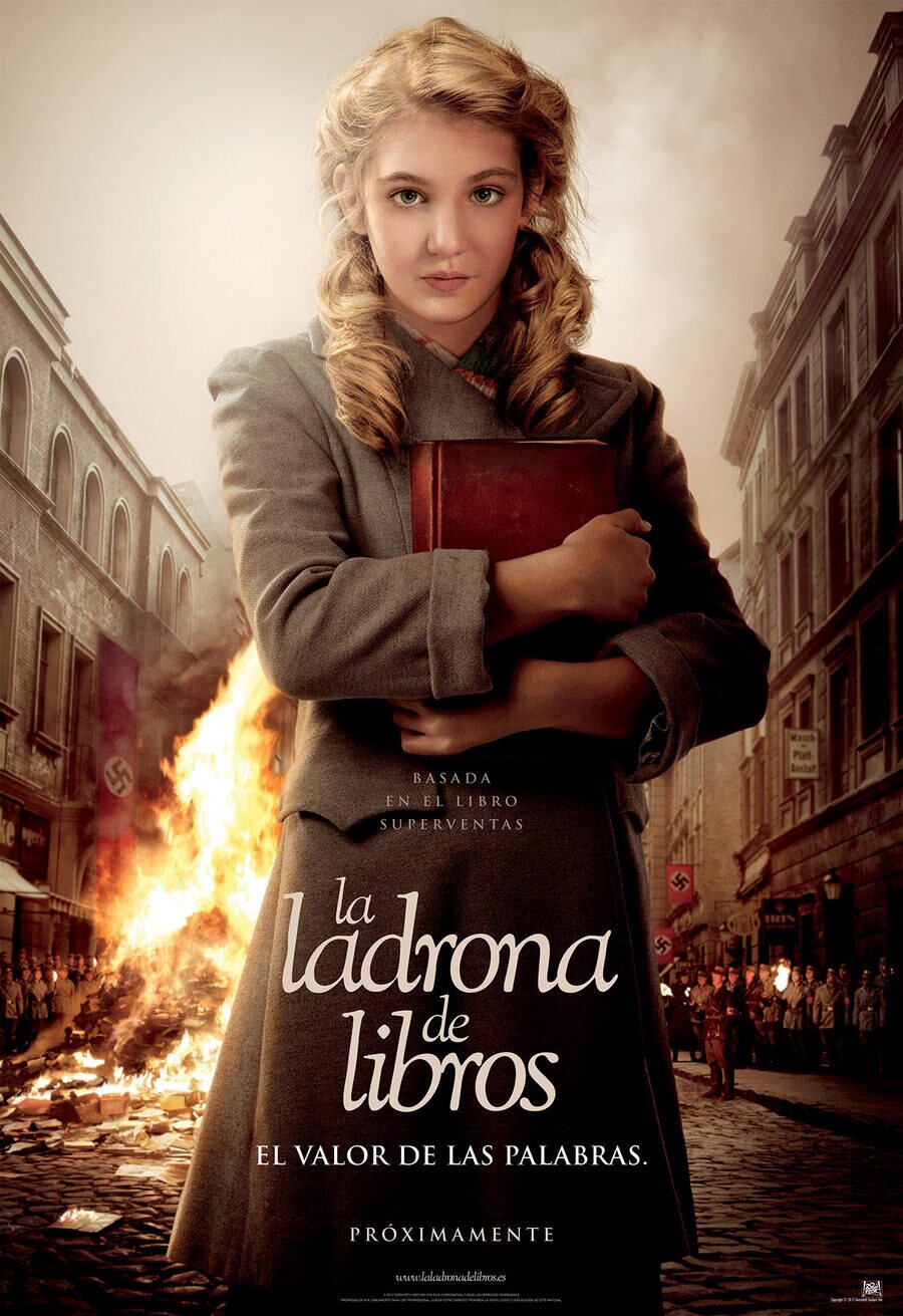 Cartel de La ladrona de libros - Teaser España