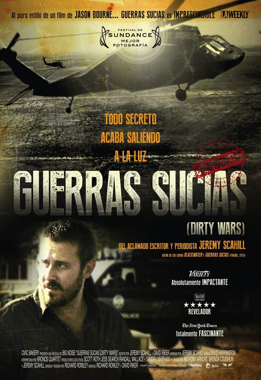 Cartel de Guerras sucias (Dirty Wars) - España