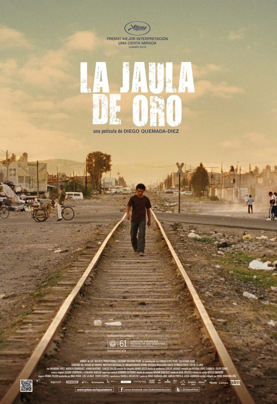 Cartel de La jaula de oro - España