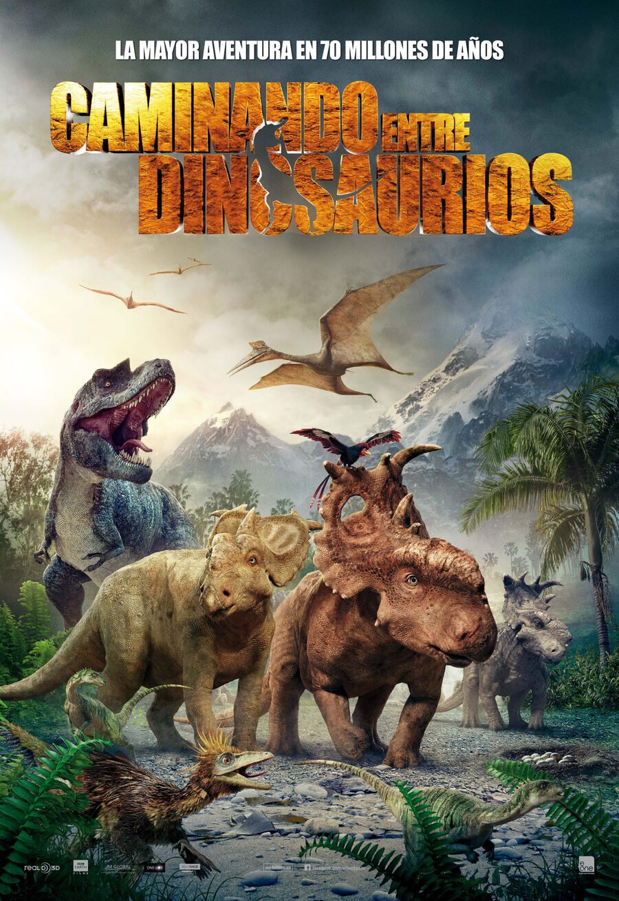 Cartel de Caminando entre dinosaurios - España