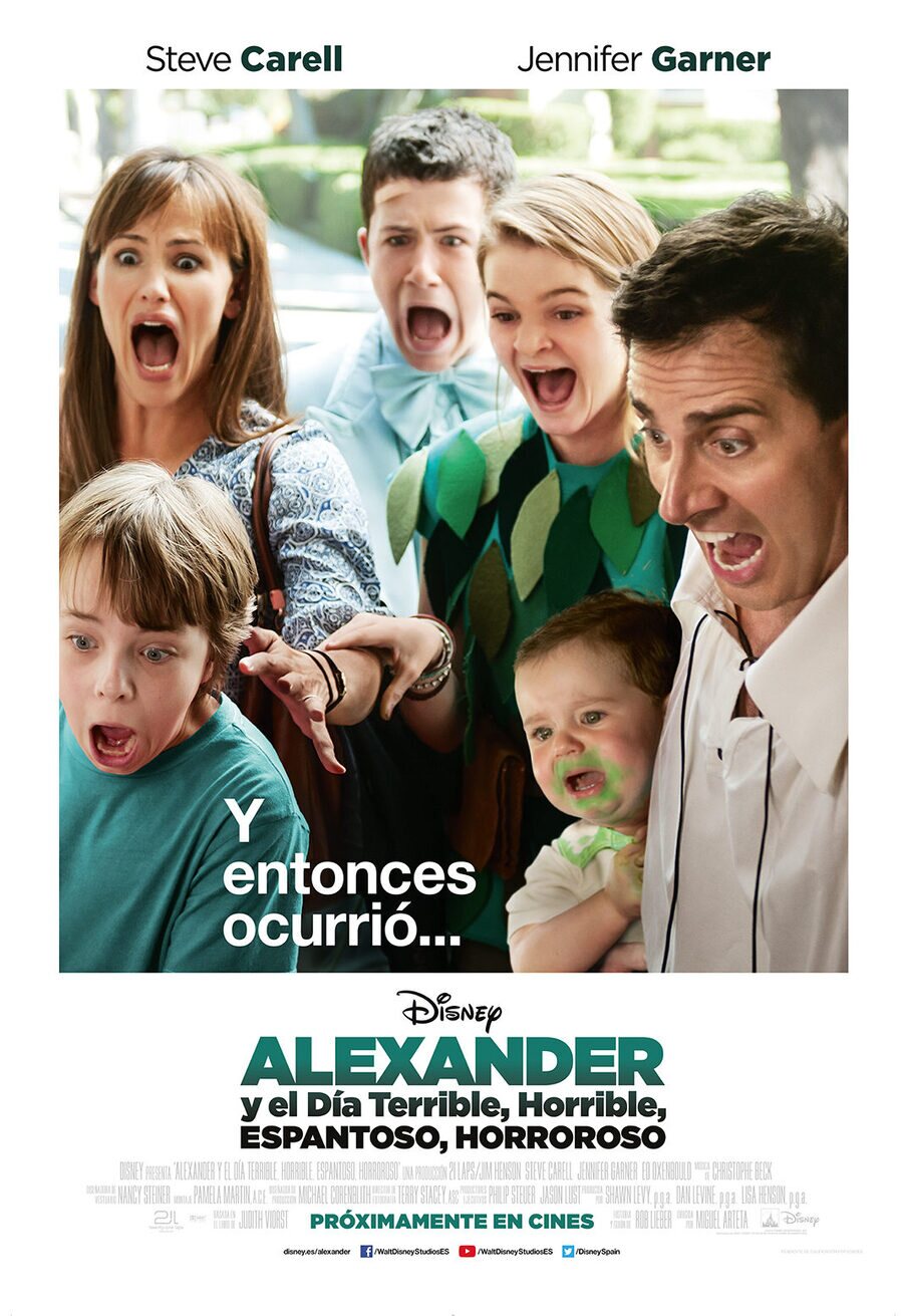 Cartel de Alexander y el día terrible, horrible, espantoso, horroroso - España