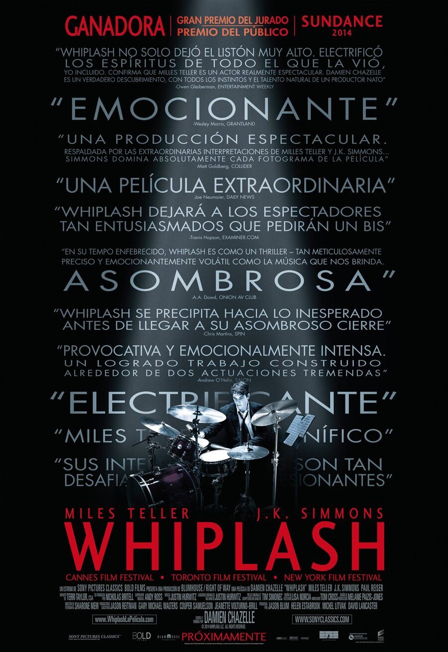 Cartel de Whiplash - España