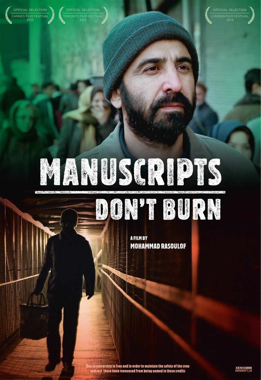 Cartel de Manuscripts Don't Burn - Irán