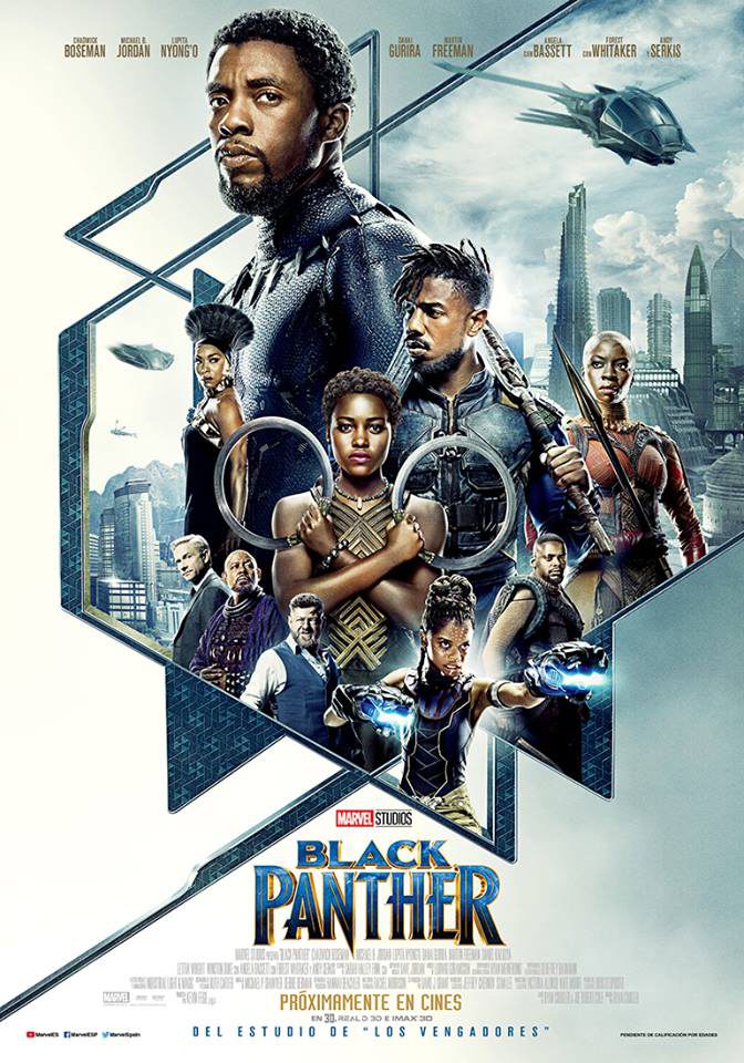 Resultado de imagen de black panther 2018 cartel