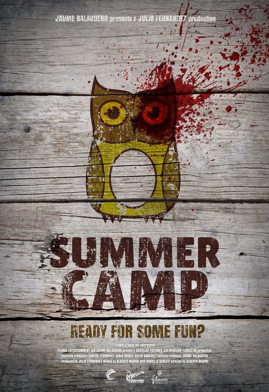 Cartel de Campamento del terror (Summer Camp) - Estados Unidos