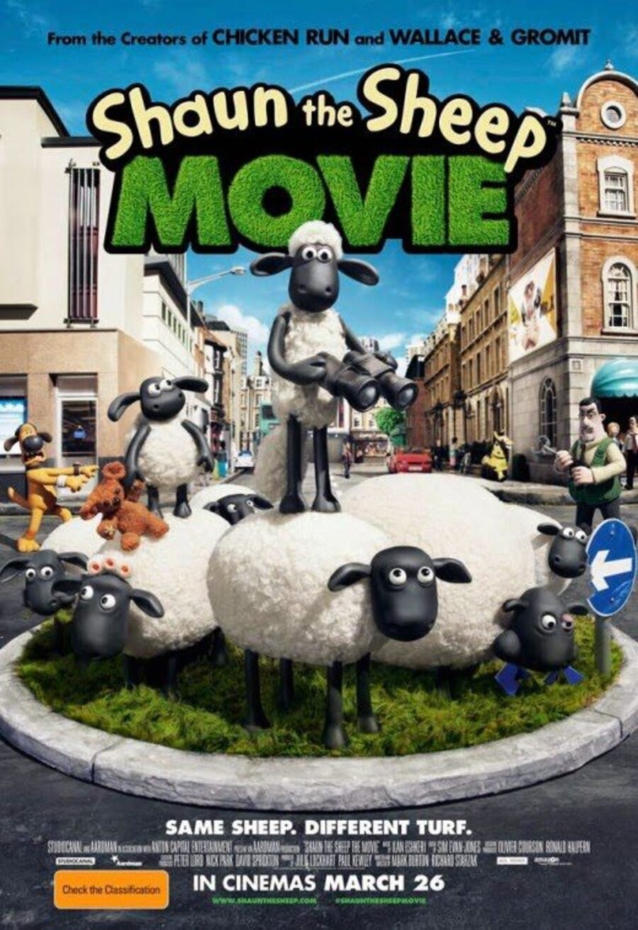 Cartel de La oveja Shaun: La película - Reino Unido