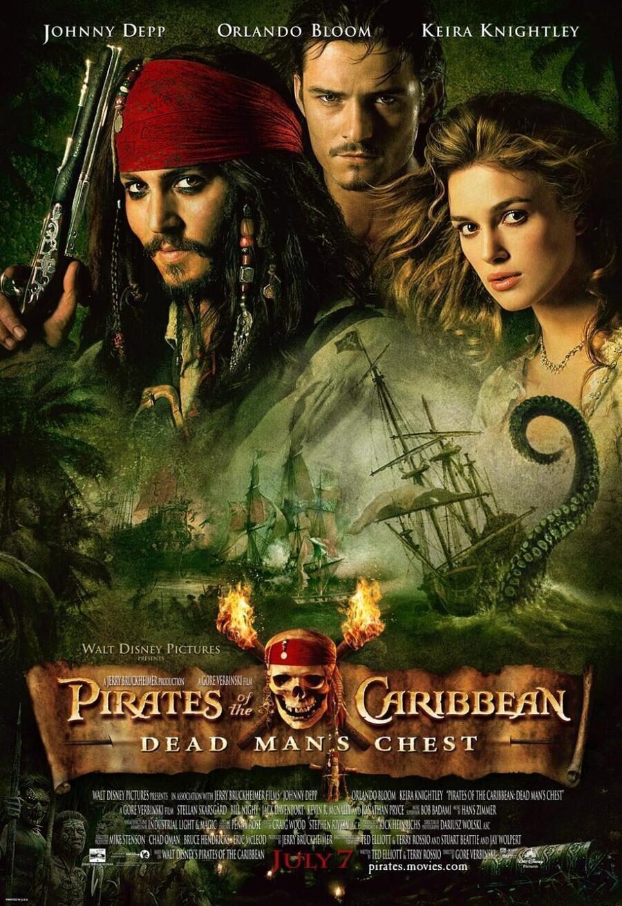 Cartel de Piratas del Caribe: El cofre del hombre muerto - 